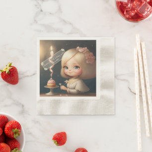 Happy Birthday Girl 01 Napkin