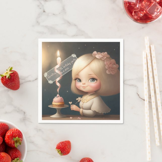 Happy Birthday Girl 01 Napkin (Insitu)