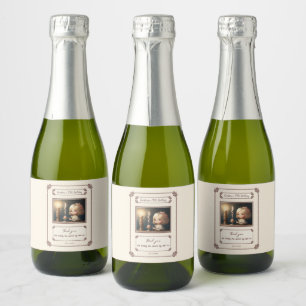 Happy Birthday Girl 01 Sparkling Wine Label