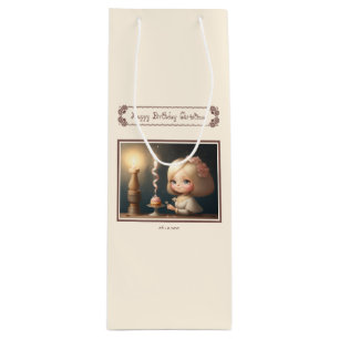 Happy Birthday Girl 01 Wine Gift Bag