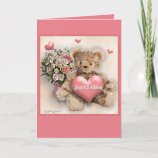 Happy Birthday - Girl Card