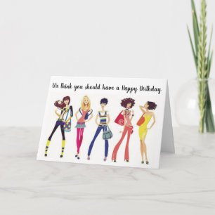 **HAPPY BIRTHDAY GIRLFRIEND** CARD