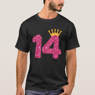 Happy Birthday Girls 14th Party 14 Years Old Bday  T-Shirt