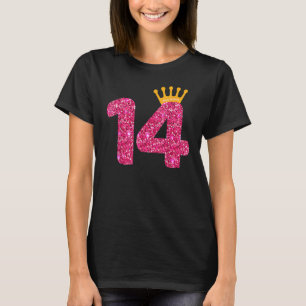 Happy Birthday Girls 14th Party 14 Years Old Bday T-Shirt