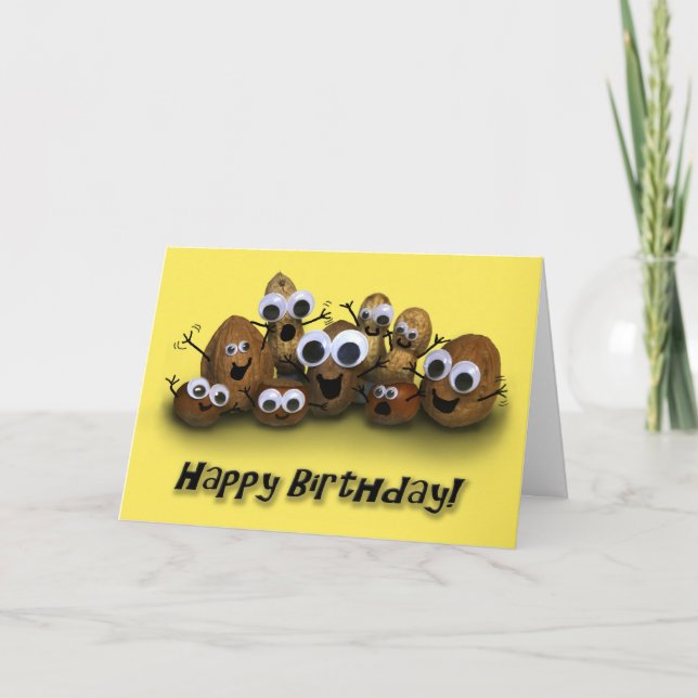 Happy Birthday Go Nuts Card (Front)