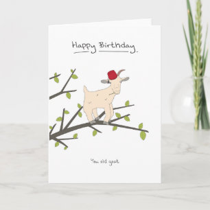 Happy Birthday - Goat Card