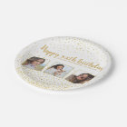 Happy Birthday Gold Glitter Photos Any Year Custom
