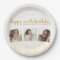Happy Birthday Gold Glitter Photos Any Year Custom