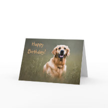 Happy Birthday Golden Retriever