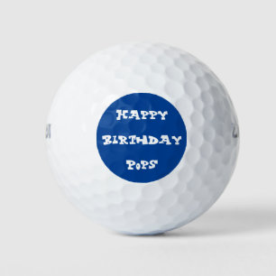 Happy Birthday Golf Balls