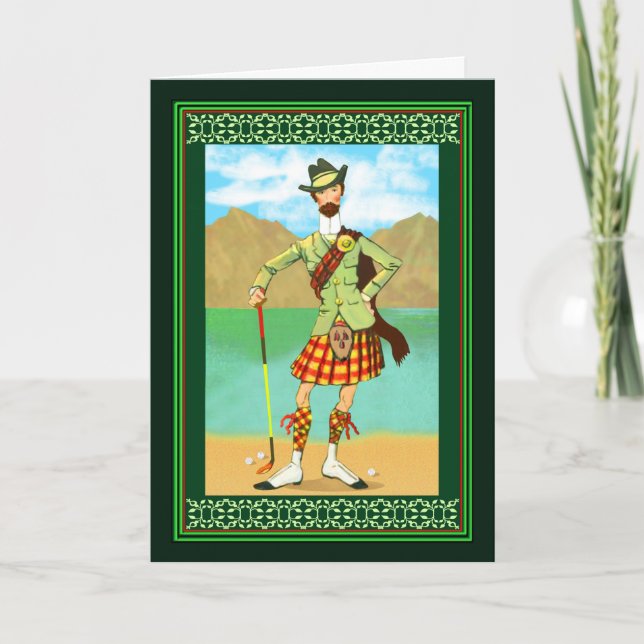 Happy Birthday Golf Card (Front)