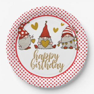 Happy Birthday Gomes Paper Plate