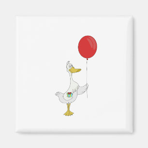 Happy Birthday Goose Magnet
