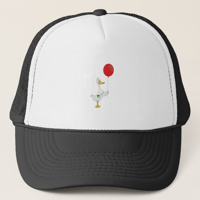Happy Birthday Goose Trucker Hat (Front)