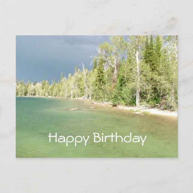 Happy birthday, Grand Teton National Park Postcard (Front)