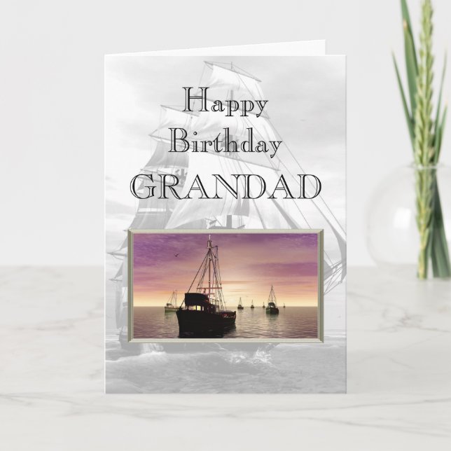 Happy Birthday Grandad Card (Front)