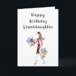 HAPPY BIRTHDAY ***GRANDDAUGHTER*** CARD<br><div class="desc">I AM MAKING MORE TODAY,  BUT IF YOU LIKE THIS ONE AND IT NEEDS TO SAY ANY OTHER YOUNG LADIES... .TAKE A MOMENT AND JUST CHANGE IT AND THANK YOU SO MUCH FOR STOPPING BY ONE OF MY NINE STORES HERE AT ZAZZLE. HAVE A "GREAT SUMMER"</div>