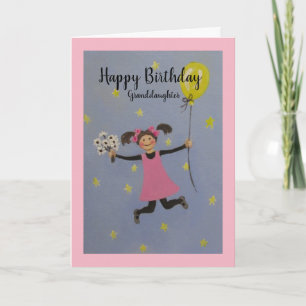 Happy Birthday, granddaughter/ greeting card