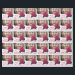 Happy Birthday granddaughter pink Wrapping Paper<br><div class="desc">Pink roses Wrapping Papers</div>