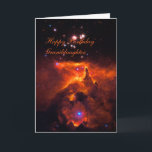 Happy Birthday Granddaughter - Star Cluster Pismis Card<br><div class="desc">Galaxies, Stars and Nebulae series The star cluster Pismis 24 lies in the core of the large emission nebula NGC 6357 that extends one degree on the sky in the direction of the Scorpius constellation. Part of the nebula is ionised by the youngest (bluest) heavy stars in Pismis 24. The...</div>