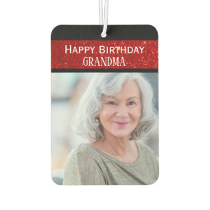 Happy Birthday Grandma Car Air Freshener