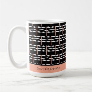 Happy Birthday Grandma Ethnic African Art Pattern Coffee Mug