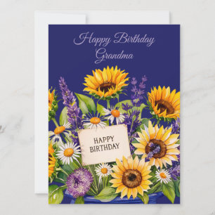 Happy Birthday Grandma. Greeting Card