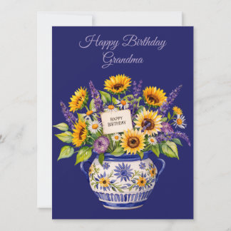 Happy Birthday Grandma. Greeting Card