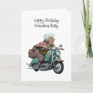 Happy Birthday Grandma Personalised  Card