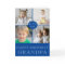 Happy Birthday Grandpa Blue Photo Collage  Card