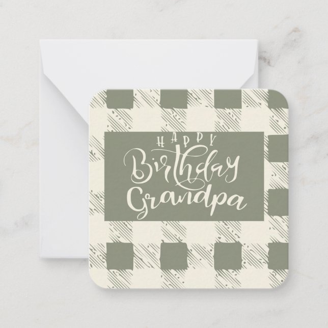 Happy Birthday Grandpa Card (Front)