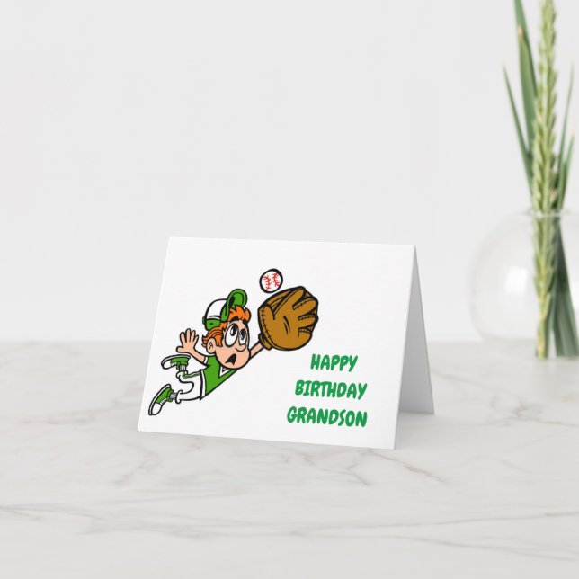 HAPPY BIRTHDAY ****GRANDSON**** CARD (Front)