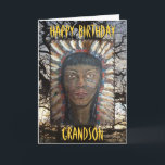 Happy Birthday Grandson Card<br><div class="desc">Greetings Card Wording inside:"Have A Great Birthday Grandson!" Tree Of Life Design by GJLC  JackCrisp.co.uk</div>