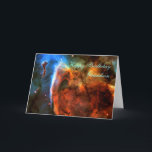 Happy Birthday Grandson - Keyhole Nebula Card<br><div class="desc">Galaxies, Stars and Nebulae series Details of a mysterious, complex structure within the Carina Nebula (NGC 3372) are revealed by this image of the 'Keyhole Nebula, ' obtained with the Hubble Space Telescope. The picture is a montage assembled from four different April 1999 telescope pointings with Hubble's Wide Field Planetary...</div>