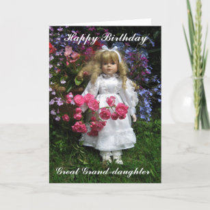 Happy Birthday Great grand-daughter Card