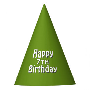 Happy Birthday Green Party Hat