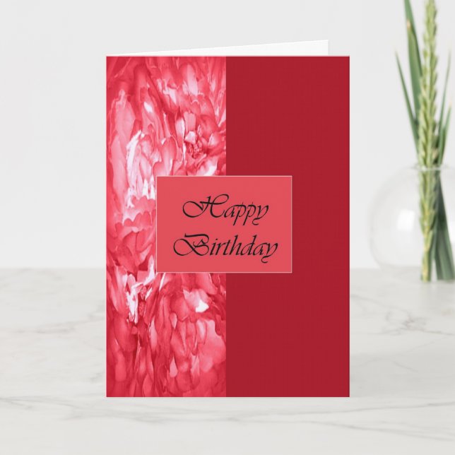 Happy Birthday Greeting Card (Front)