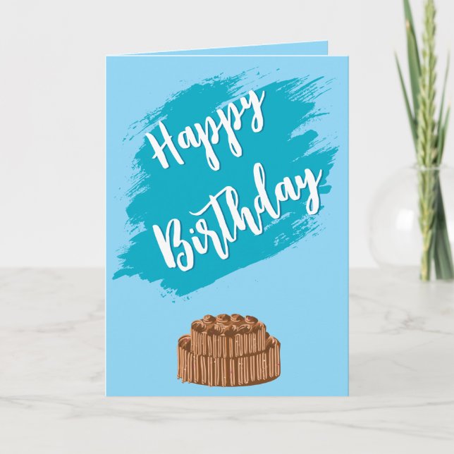 Happy birthday greeting card  (Front)