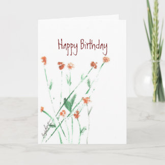 Happy Birthday Greeting Card