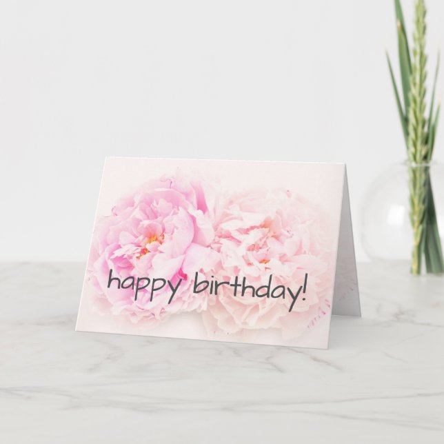 Happy Birthday Greeting Card (Front)