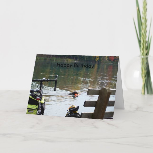 Happy Birthday greeting card (Front)