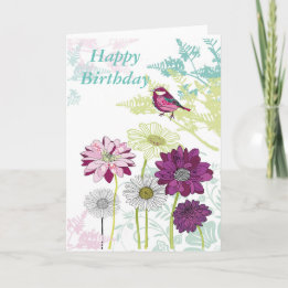 Happy Birthday greeting card