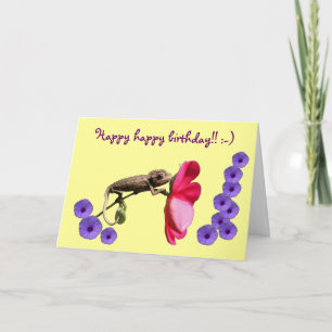 Happy birthday greeting card by GrouchyChameleon