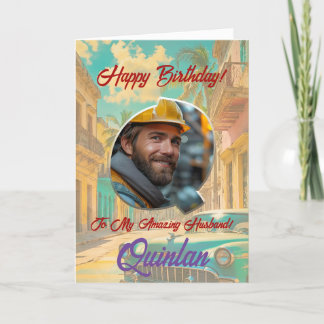 Happy Birthday Greeting Card with Photo