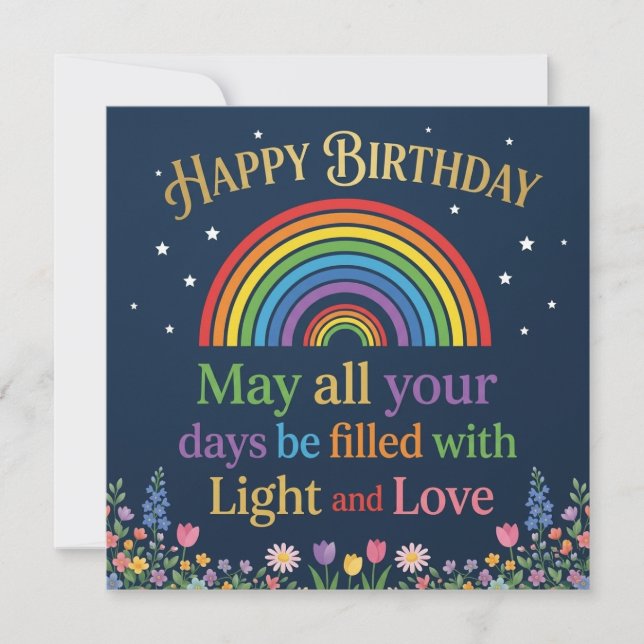 Happy Birthday Greeting Cards  (Front)
