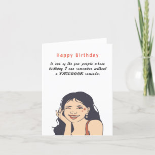 Happy birthday greeting to very special person holiday card