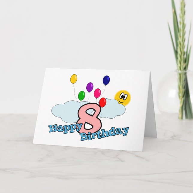 Happy Birthday Greetings Card (Front)