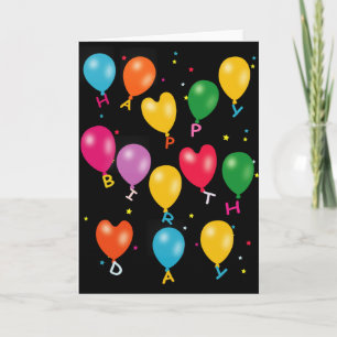 Happy Birthday Greetings Card
