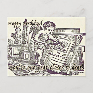 Happy Birthday Greetings Card Dark Humour Funny