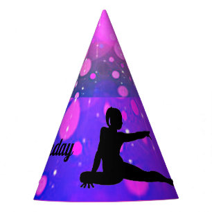 Happy Birthday Gymnastics Personalised Party Hat